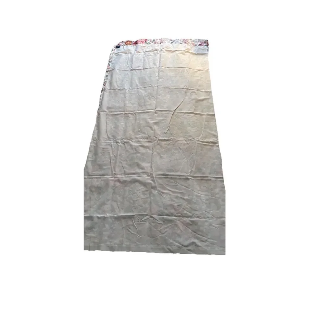 Ralph Lauren Allison Floral Pair Panels Cotton Rod Curtains 84